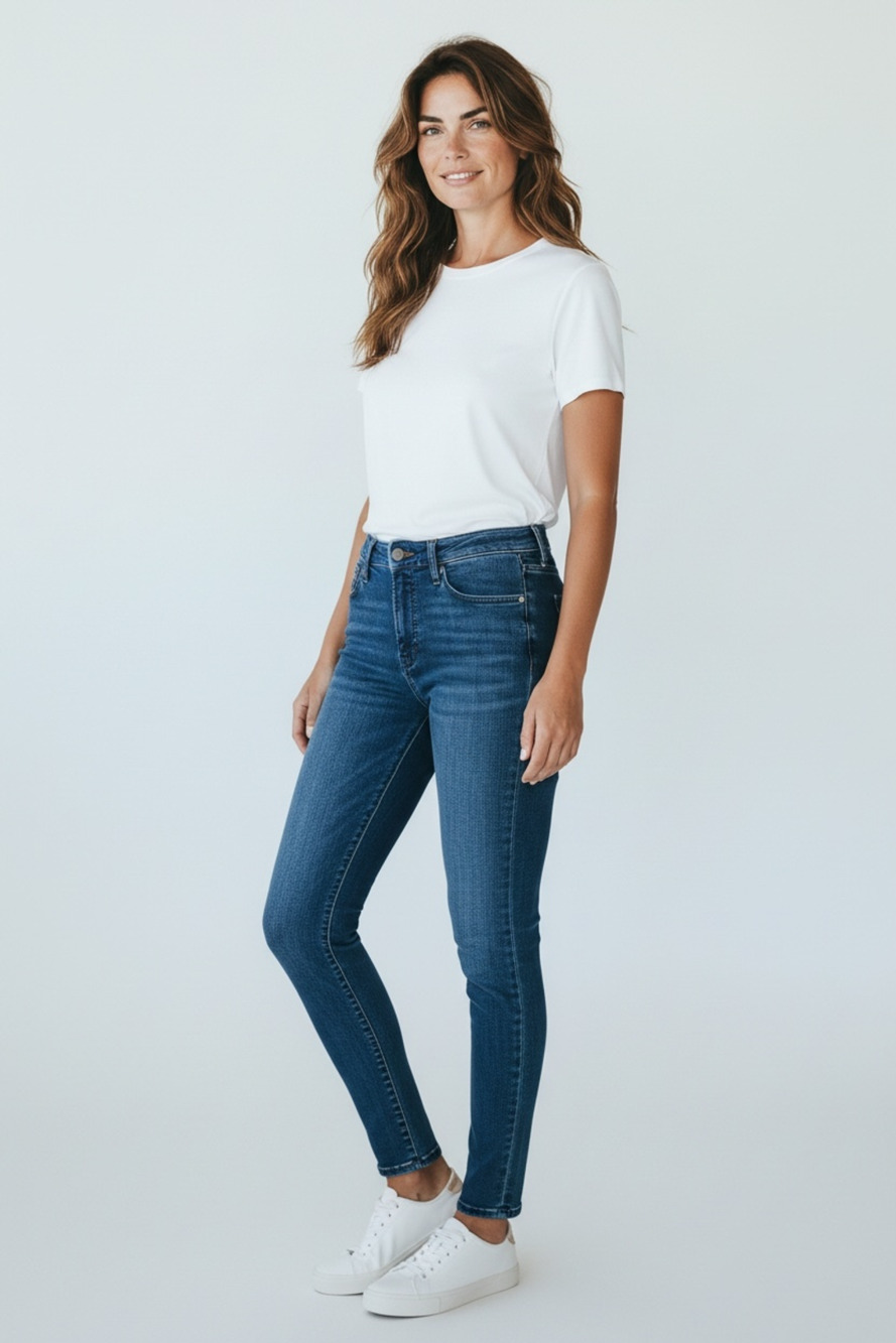 Old Navy Rockstar Super Skinny Jeans Size 12 Short Blue Wash